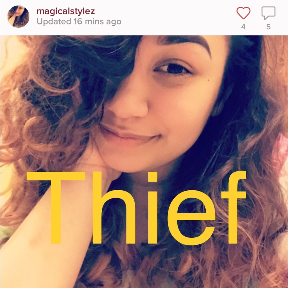She’s a thief don’t trust Ashley A Chang Louisian
